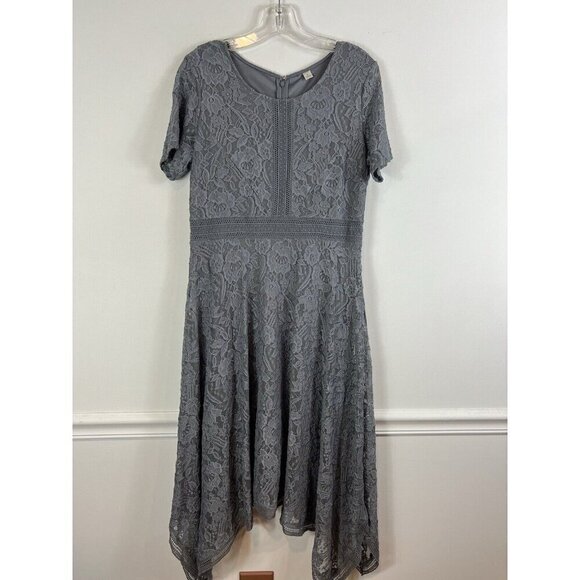 Lauren Conrad Vintage Inspired Lace Embroidered Fairy Dress Cottagecore Retro 12 - Picture 1 of 7